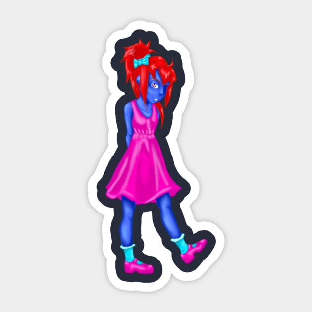 neon demon Sticker by WowToiletFace